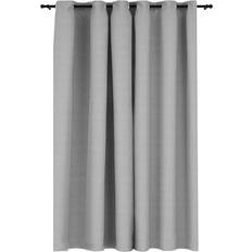 vidaXL Linen-Look Grey 245x290cm