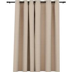 vidaXL Linen-Look Beige 245x290cm