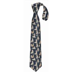 Men - Yellow Ties BearLad Men's Tie Printed Skinny Tie Fashion Cool Necktie - Navy