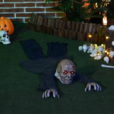 Skeletons Homcom 5.2ft Halloween Outdoor Decoration Crawling Zombie
