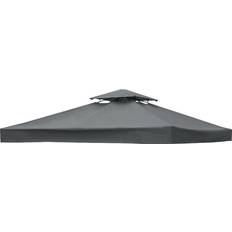 Pavilion Roofs Dakota Fields 2-Tier Replacement Top Fabric 73cm H x 300cm W x 300cm D