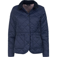 Quilted Jackets - Women Barbour Deveron Quilted Jacket - Navy/Pale Pink