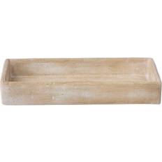 Aflang Bakke Beige 20x30 cm