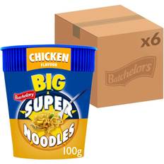 Big Super Noodles Chicken Flavour Instant Snack Pot 100 g Pack of 6