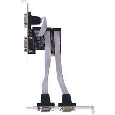 Sodial Pci-e To 4-Port Rs232 Serial Card Ax99100