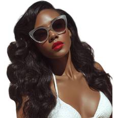 Mia Bodywave Virgin Hair V Part Custom Wig 18 inch Black