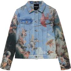 Desigual Blåa Ytterkläder Desigual Övergångsjacka Denim - Blandade Färger