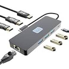 Mmobiel USB-C Hub Dual HDMI DisplayPort 4K 60Hz