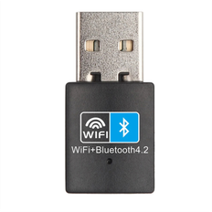 Jehiatek Adattatore USB WiFi Bluetooth V4.2