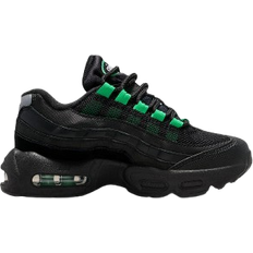 Mesh Children's Shoes Nike Air Max 95 Recraft PS - Black/Black/Pearl Grey/Green Shock