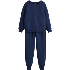 18-24M Tracksuits Children's Clothing H&M Sweatshirt Set 2-piece - Navy Blue (1248353013)