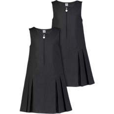 Tu Zip Through Pinafores 2-pack - Grey (135108334)