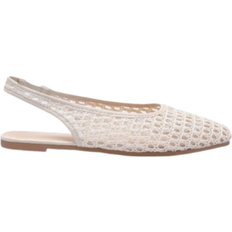 Synthetic Leather - Women Low Shoes Shein Women's New High-End Fashion Comfortable Breathable Raffia Flat Shoes - Beige