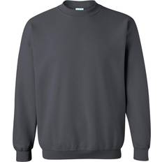 Adult - Grey Jumpers Gildan Adult Heavy Blend Crew Neck Sweatshirt - Charcoal