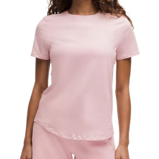 T-shirts Lululemon Love T-Shirt Mit Rundhalsausschnitt Füßen - Blissful Pink