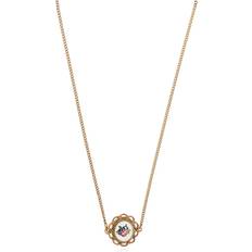 Guld - Herr Halsband DSquared2 Läder Halsband Med Hänge - One Size