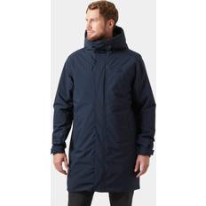 Helly Hansen Herr Munich Fodrad Regnkappa - Marinblå