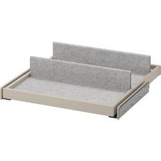Beige Förvaringssystem IKEA KOMPLEMENT Utdragbart hyllplan Förvaringssystem