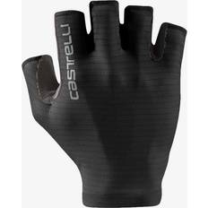 Castelli Dame Handsker & Vanter Castelli Espresso Cykelhandsker Med Korte Fingre Lys - Sort