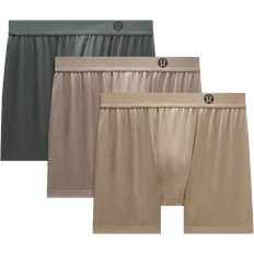 Lululemon Always In Motion Boxershorts 3er-Pack - Palm Deco/Warm Ash Grey/Sheer Oak