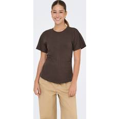 Ventilerende Bluser Only Onlmarie Top Shirts - Mørkebrun
