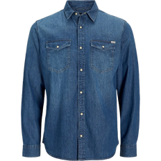 Mies Paidat Jack & Jones Sheridan Shirt L/S Sininen