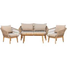 Venture Design Chania Loungesæt, 1 borde inkl. 2 stole & 1 sofaer
