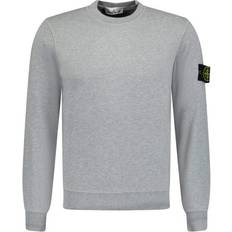 Stone Island Organic Cotton Fleece Sweatshirt - Dust Grey Melange