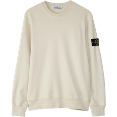 Stone Island Jumpers Stone Island Organic Cotton Fleece Sweatshirt - Beige