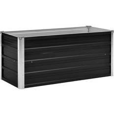 vidaXL Garden Raised Bed - Anthracite 40x100x45cm