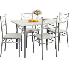 Tavoli Casaria Compact Modern Set da Pranzo 70x110cm 5pcs