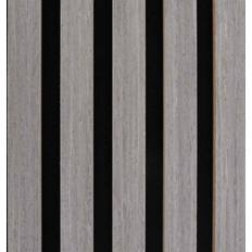 Polyester felt Acoustic Panels vidaXL Acoustic Wall Panels 8 pcs Slatted 60.5x60 cm Oak Veneer