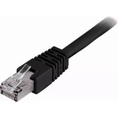 Deltaco F/UTP Cat6 RJ45 - RJ45 M-M Black 20m
