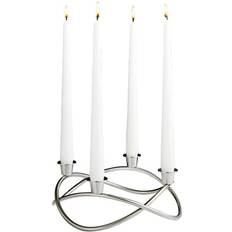Georg Jensen Season Stainless Steel Matt Advent Candle Holder 26cm