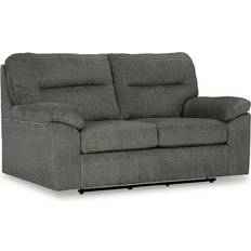 Signature Design by Ashley Bindura Mineral Glider Loveseat Sofa 72" 2 Seater