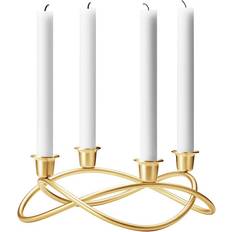 Georg jensen season guld Georg Jensen Season Gold Matte Advent Candle Holder 26cm