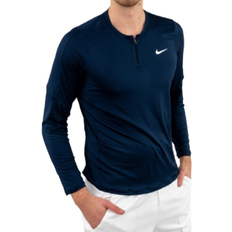 Nike Court Dri-FIT Advantage 1/2 Zip Top - Blue
