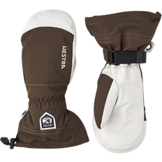 Brown - Men Mittens Hestra Army Leather Heli Ski Mitt - Espresso