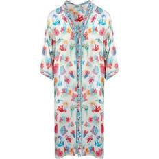 Multicoloured - Women Capes & Ponchos Inoa Bonaire Reef Multicoloured Long Kimono