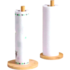 Shein Multi-Purpose Wooden Kitchen Tissue Rack Paper Towel Holder 28.5cm