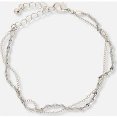 Montini Armband Montini 2-Radigt Silverfärgat Armband Singapore Pansar
