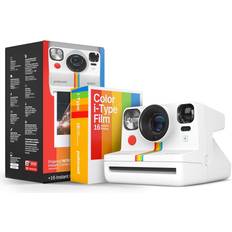 Polaroid Now+ Generation 2 + 16 Photos Film Bundle White