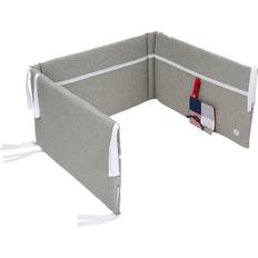OEKO-TEX Bumpers Kid's Room Nordic Coast Company Baby Bettnestchen Grau Spitze