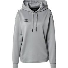 Hummel Core Xk Poly Sweat Hoodie Woman - Grey Melange