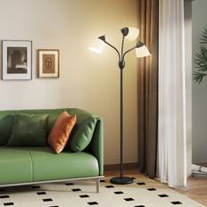 Steel Floor Lamps & Ground Lighting Homcom Arc Tree 3000K 4500K 6500K Black Floor Lamp