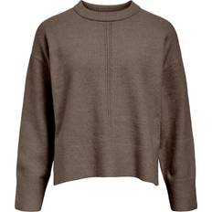 Cut-Out Overdele Object Strikket Juno Pullover - Mokka