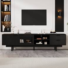 TV Benches on sale Latitude Run 200cm Cabinet With 2 Doors And 2 Drawers TV Bench