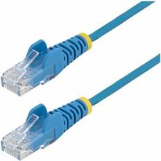 StarTech Blue Slim CAT6 Ethernet Cable Snagless 28AWG 15m