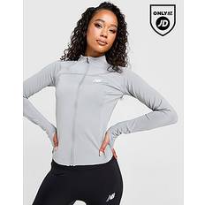 New Balance Logo Full Zip Top - Grå