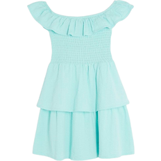 River Island Girl's Bardot Rara Dress - Blue (444451)